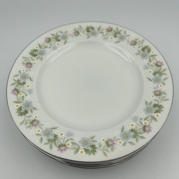 J. Haviland FOREVER SPRING Bavarian 6” Bread Appetizer Dessert Plates (Lot Of 5) - Picture 1 of 11